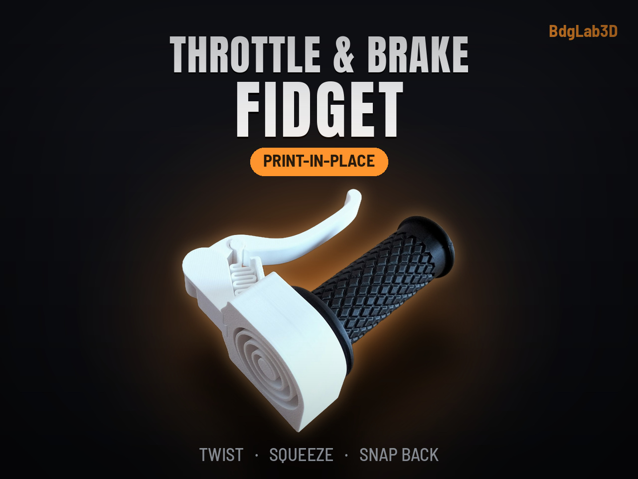 Throttle + Brake Lever Fidget - 1