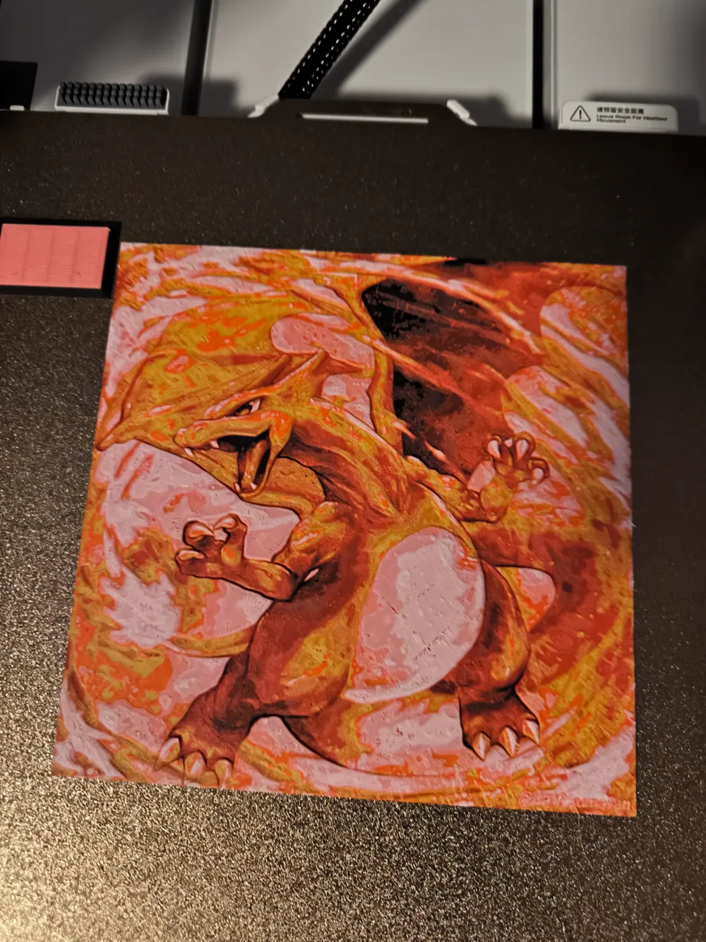 Pokemon Glurak / charizard Hueforge - Free 3D Print Model - MakerWorld