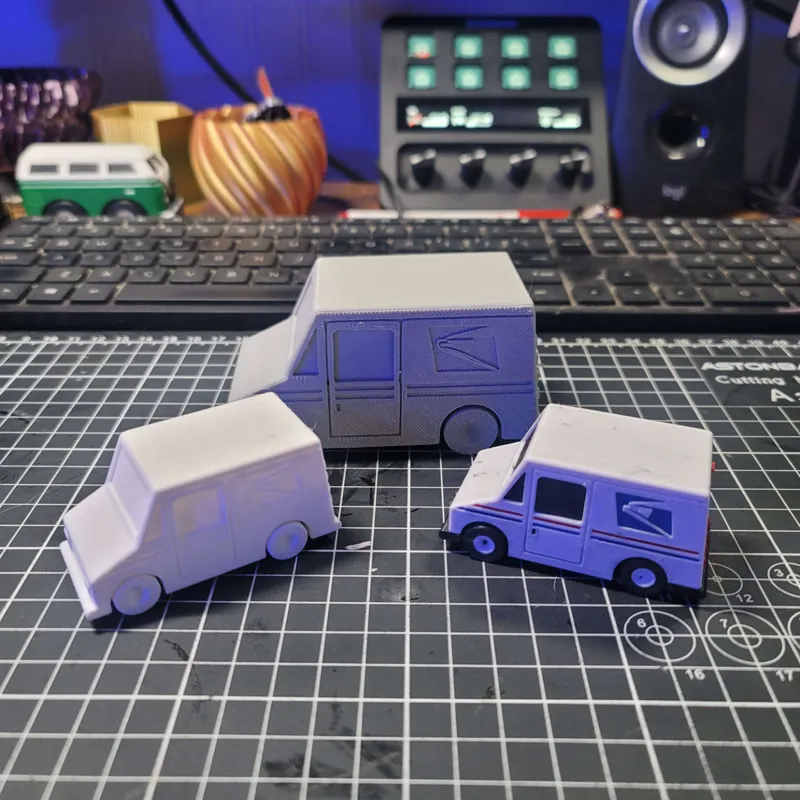 USPS mailtruck PiP