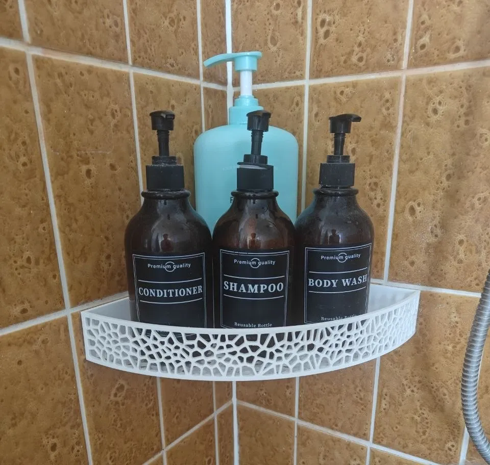 Corner Shelf – No Drill Shower Organizer - Free 3D Print Model - MakerWorld