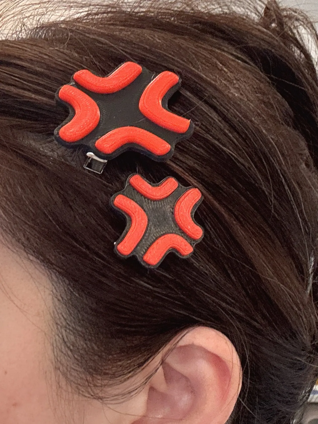 AngrySymbol Clip/Earring view 2