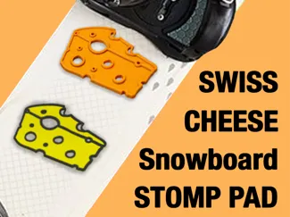 Snowboard Stomp Pad Swiss Cheese