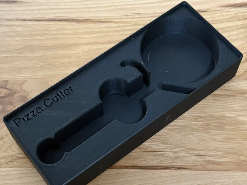 Rosie 12718 Pizza Cutter Gridfinity Holder 2x5