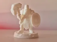 Figurine de nain clerc paladin - DnD — photo 2