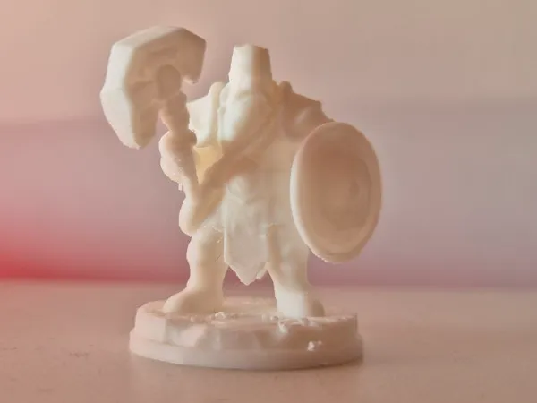 Figurine de nain clerc paladin - DnD