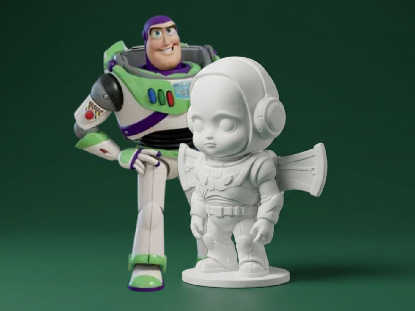 Buzz Lightyear – Chibi Toy Story Figurine