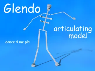 Glendo Meme Endoskeleton 3d Model FNAF Roblox