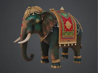 Ornate elephant