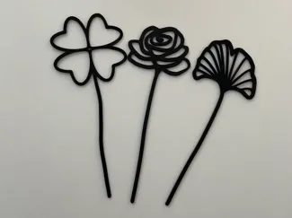 Lesezeichen Blumen