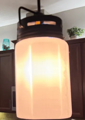 Allen & Roth Pendant Light Mason Jar shade
