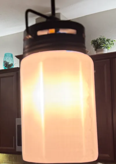 Allen & Roth Pendant Light Mason Jar shade