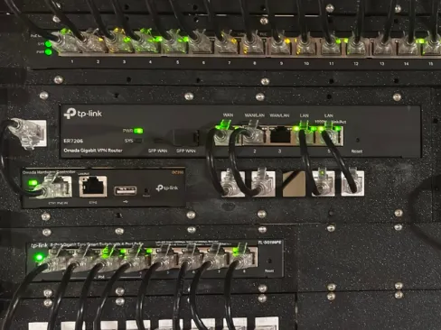 ER7206 & OC200 modular rack mount