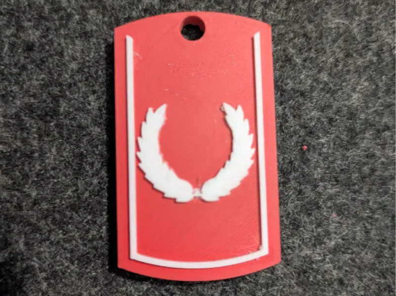 Roman gladiator shield keychain