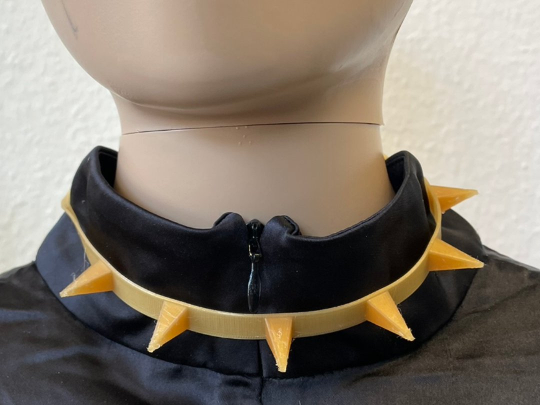 Choker Necklace only big spikes wearable fashion