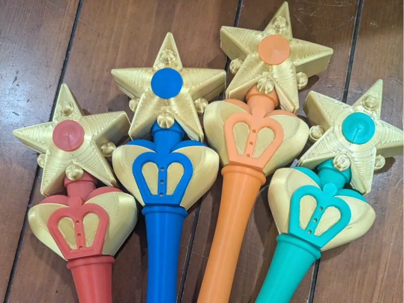 Sailor Scouts' Star Power Sticks (AMS Required)