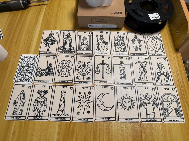 塔罗牌 大阿卡那 手绘塔罗