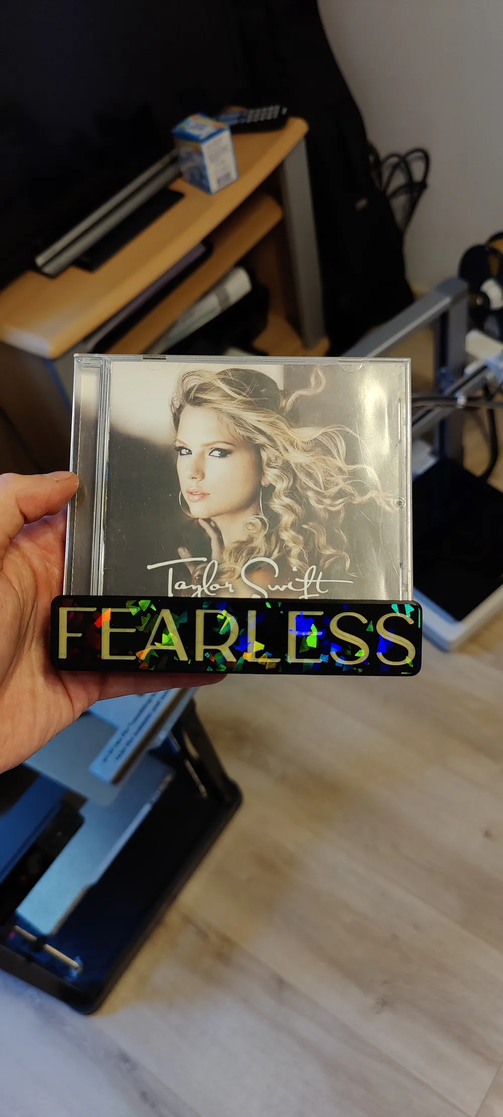 Taylor Swift Rack Taylor Swift Fearless CD Stand - Free 3D Print Model - MakerWorld