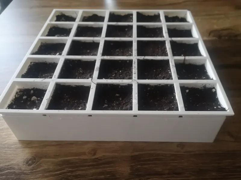 5x5 Seedling Growing Tray with Water Tray