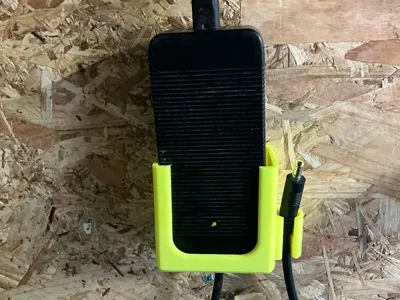 Universal (e-bike) charger wall holder v1