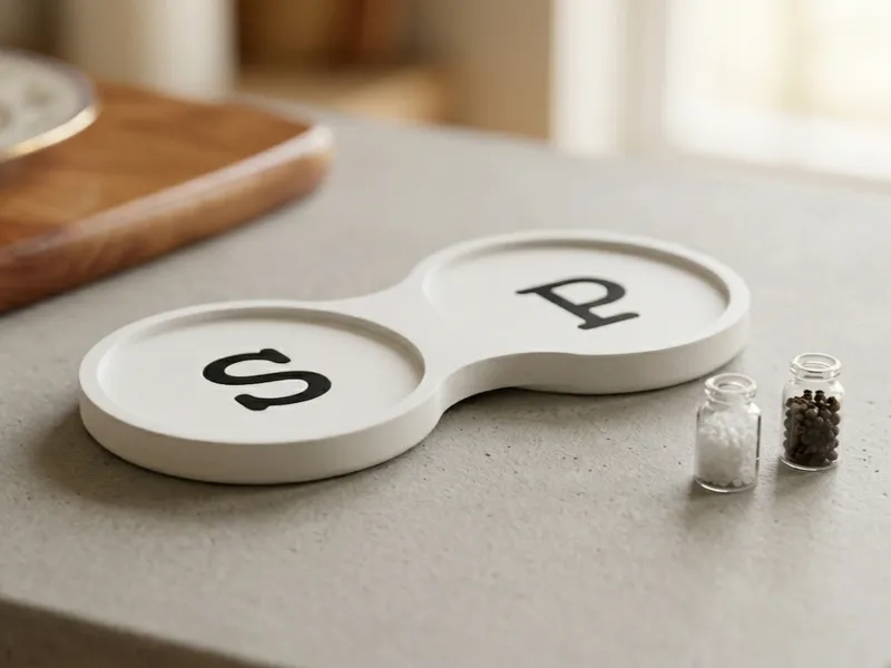SALT AND PEPPER TRAY