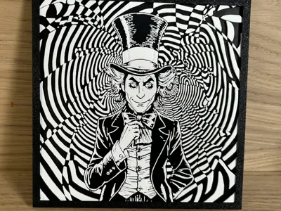 Hueforge Trippy Mad Hatter