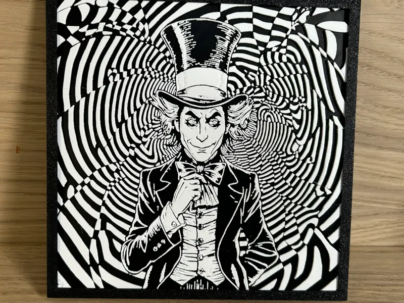 Hueforge Trippy Mad Hatter