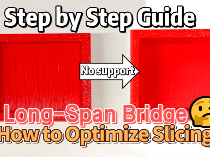Perfect Large-Span Bridge Printing Without Support