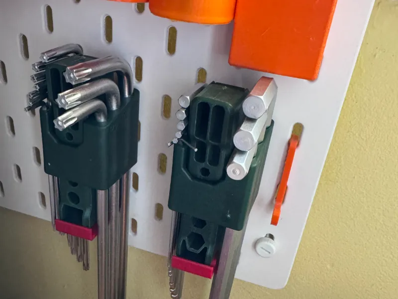 Ikea Skadis - Hook for Lidl Parkside Allen Key Set