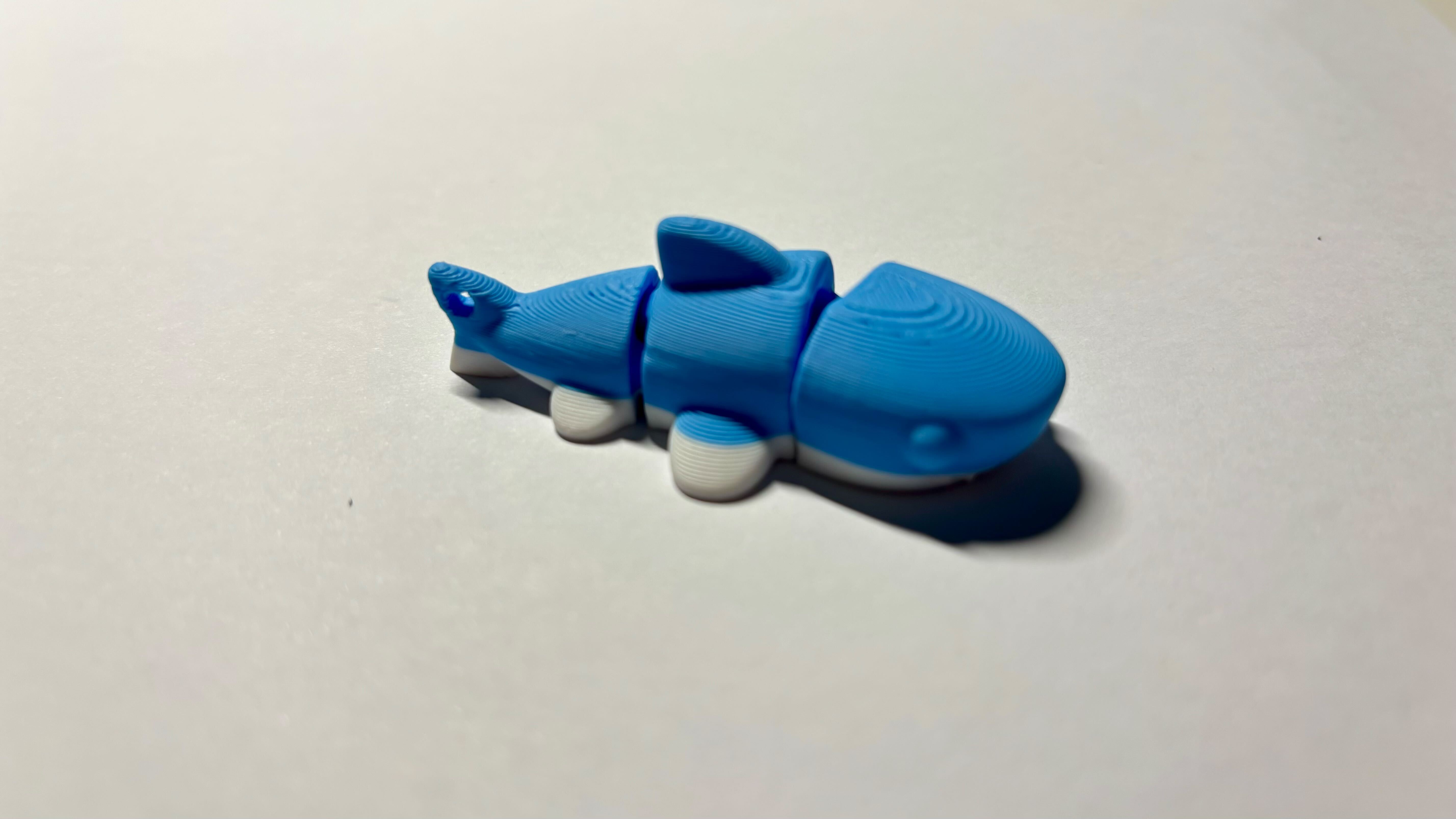Miniatura 5 do modelo 3D Mini Shark Articulated