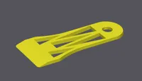 Disposable Scraper v2 - less filament
