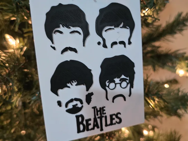 The Beatles Christmas Ornament