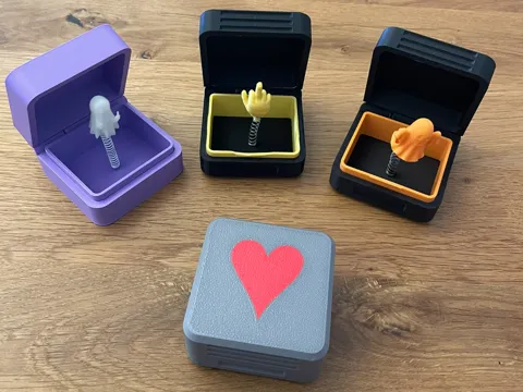 Caja o estuche: Mysterybox Lustiges Geschenk Halloween Schatule — referencia de MakerWorld