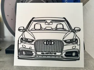 Audi A6 Wallart 