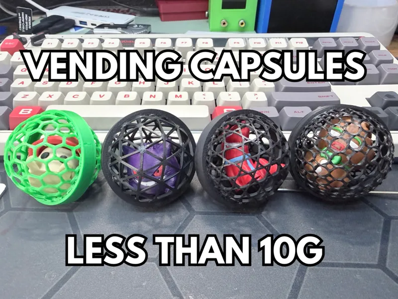 2in Vending Machine Prize Capsules - THERMOFORMING