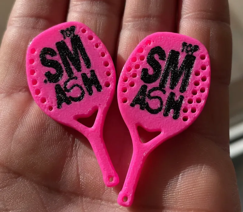 Tennis beach Keychain