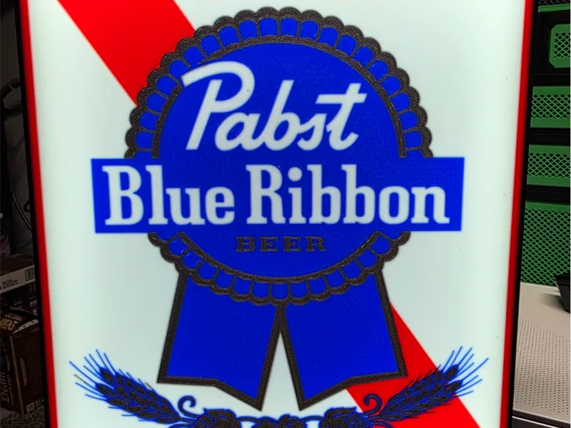 PBR Beer Lightbox