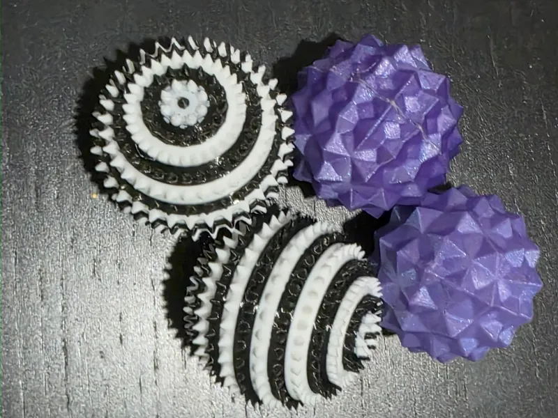 Magnetic (ish) Spike Fidget Balls / Massage Balls
