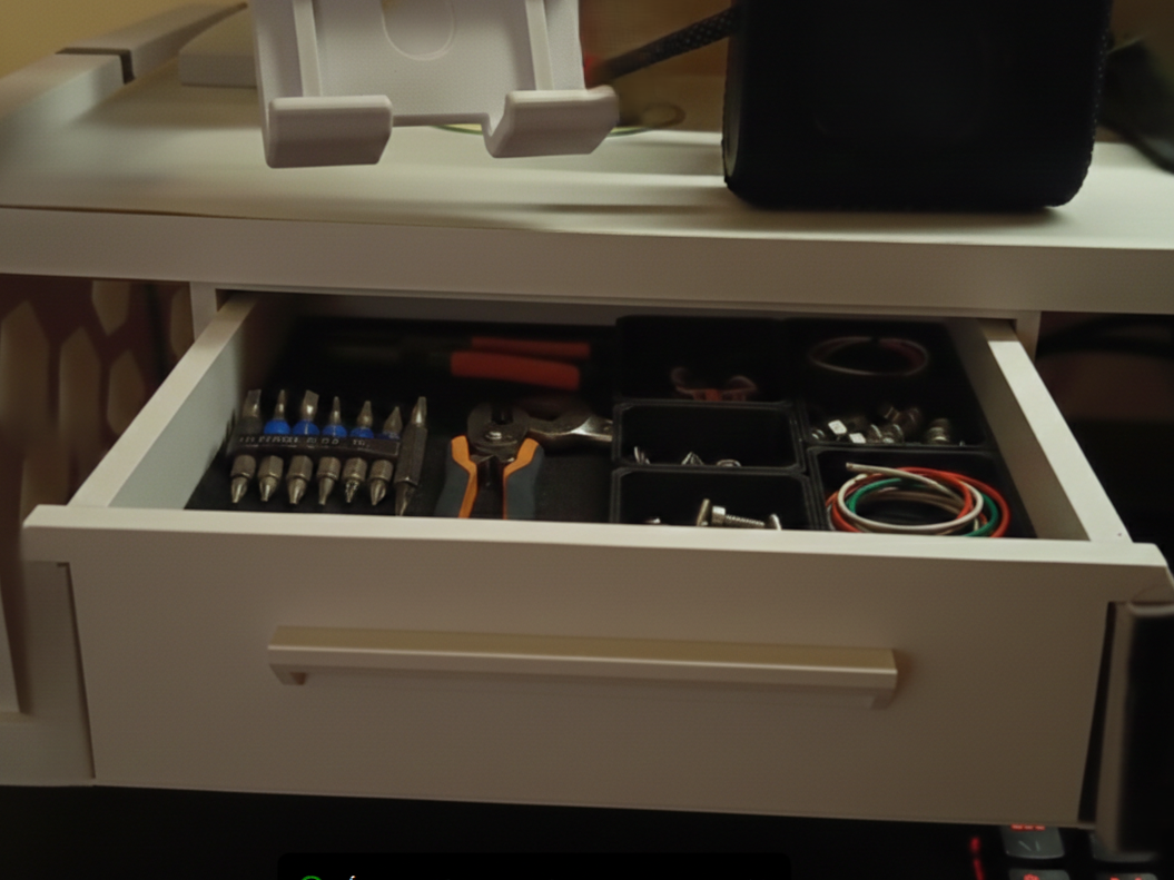 Gaveta Organizadora Modular para Mesa/Bancada