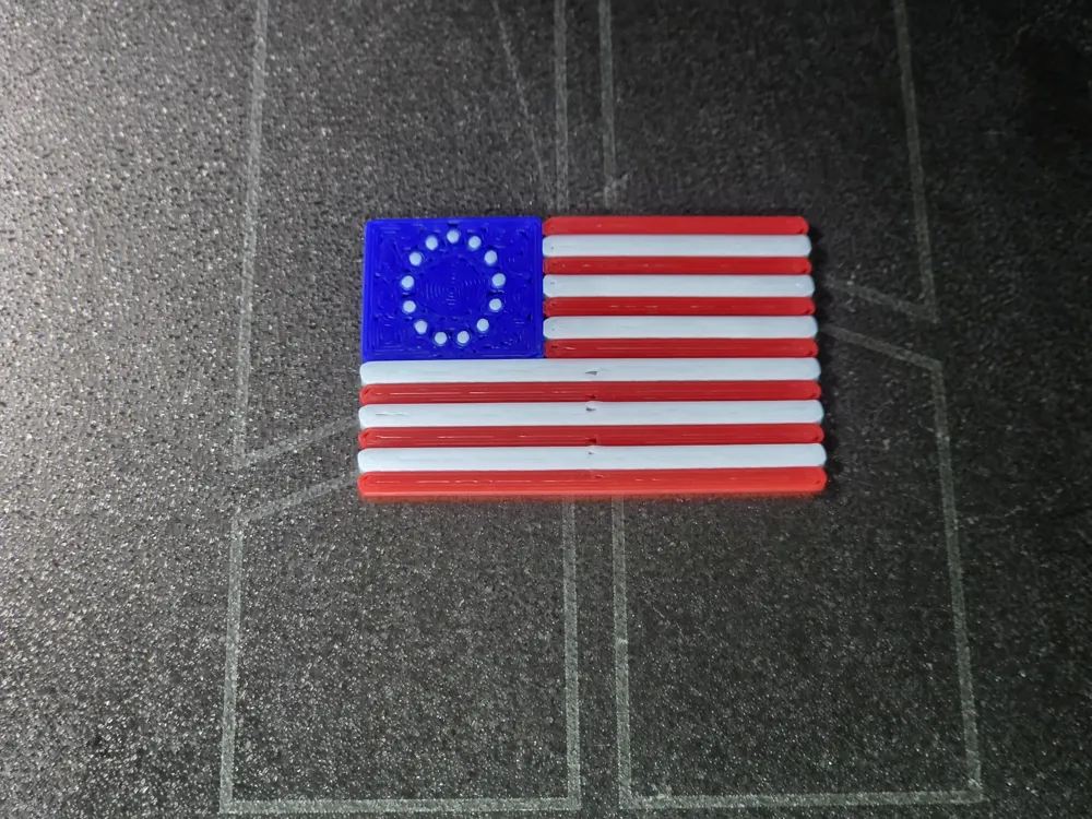 Betsy Ross Flag - Free 3D Print Model - MakerWorld
