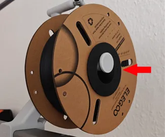 Elegoo PLA+ spool adapter
