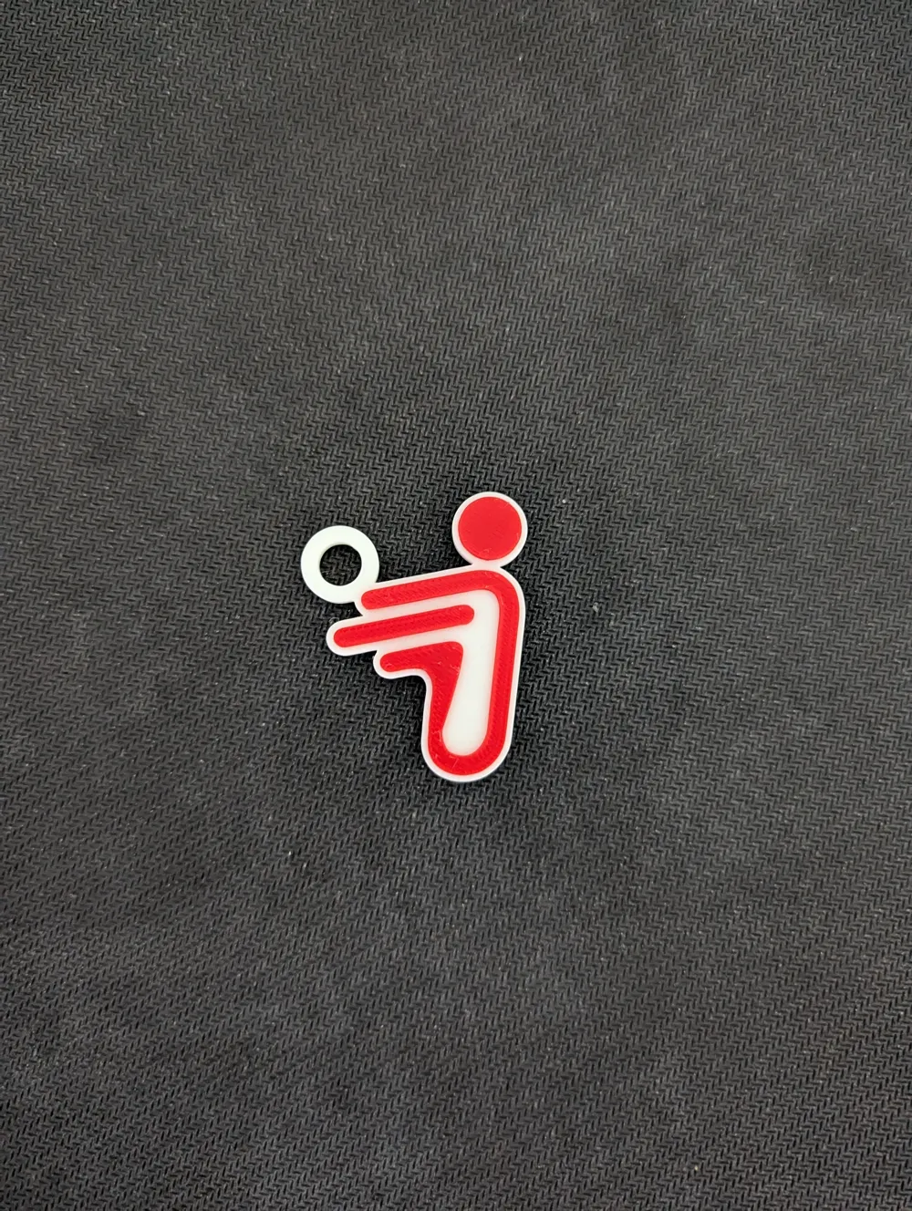 Segway silhouette logo keychain by Dava MakerWorld: Download Free 3D Models