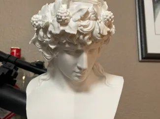 Antinous as Dionysus, with ivy wreath with grapes