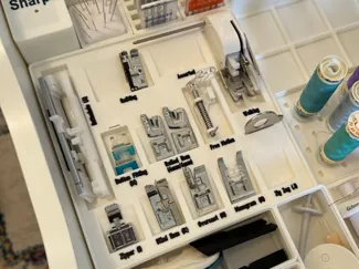 Sewing Machine Feet Organizer - Gridfinity 4x4