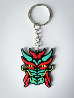 Oriental dragon keyring