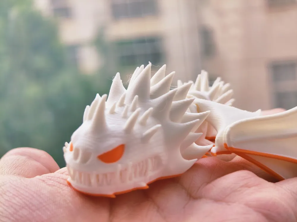 Mini adorno decorativo de regalo imprimible chino de dragón de diseño especial