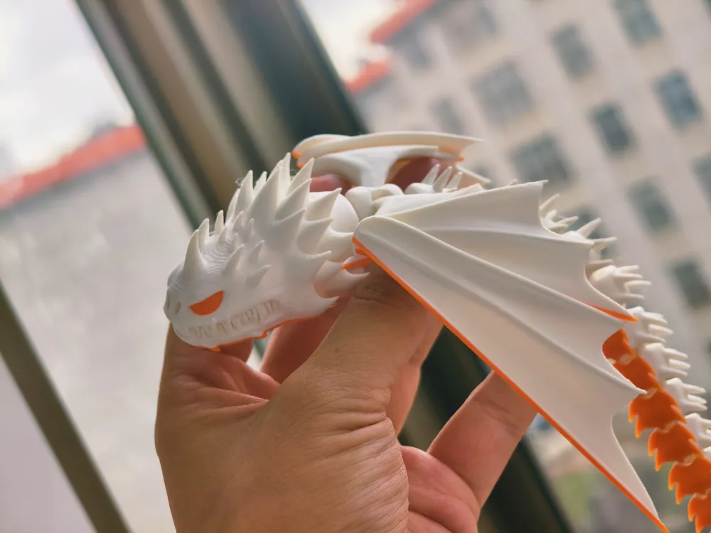 Mini adorno decorativo de regalo imprimible chino de dragón de diseño especial