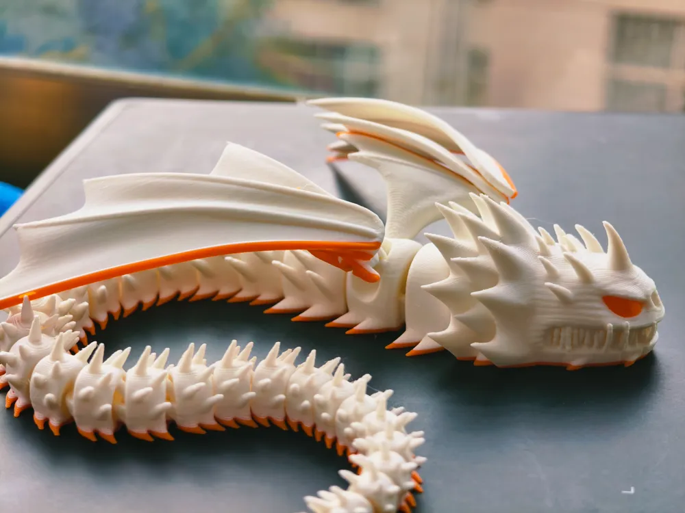 Mini adorno decorativo de regalo imprimible chino de dragón de diseño especial