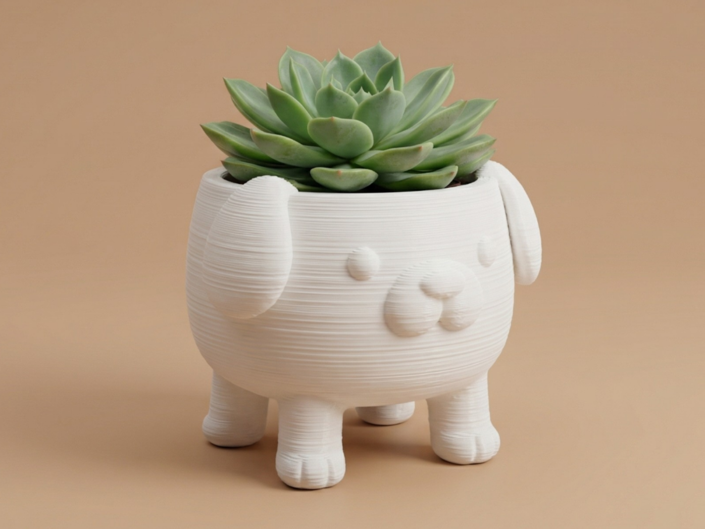 Cute Dog Planter – Small Plant Pot