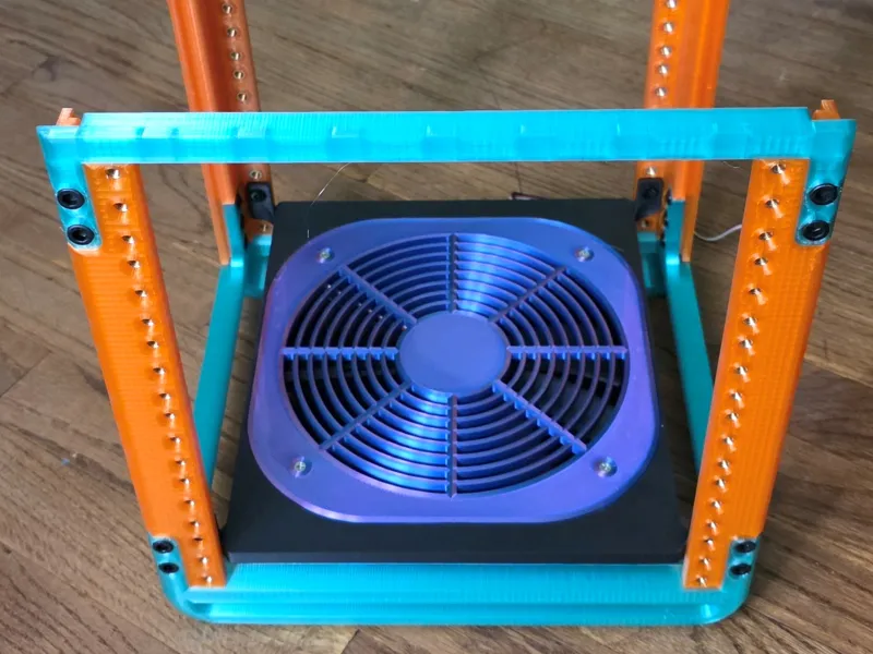 200mm fan shelf for 10 inch rack - KWS Rack