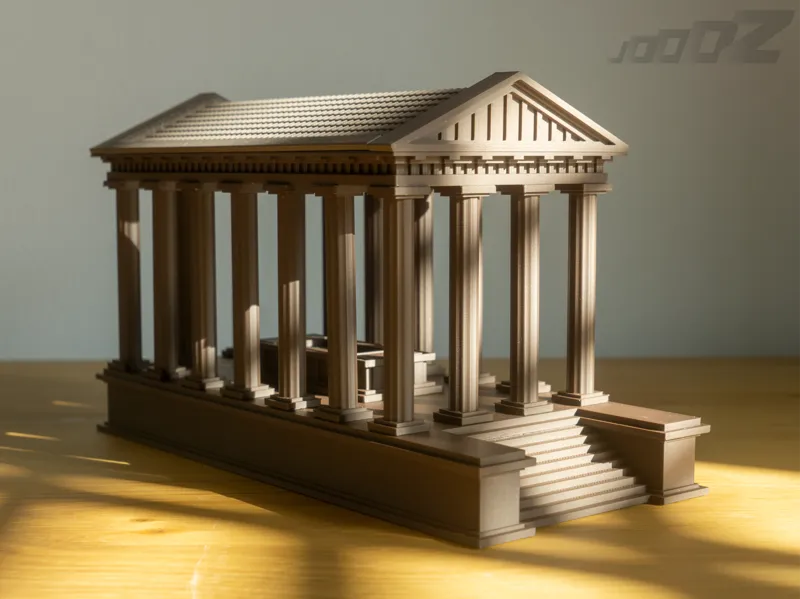 Greek Temple w/ USB tomb